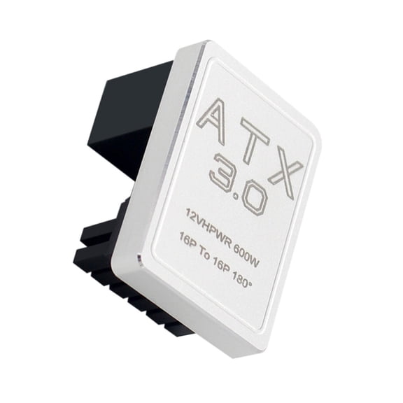 High Compatibility ATX3.0 To PCIe5.0 Power Bridge Connectors Heavy Duty Metal ABS Construction Stable Current Transmission For Gaming Rigs