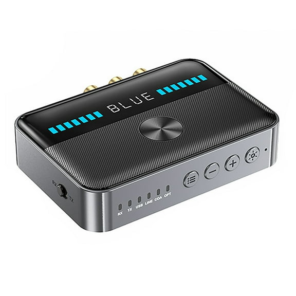 High-Compatibility Bluetooth 5.3 Transmitter Receiver Adapter NFC Sensing, Long Battery Life, USB Playback, HD Microphone TAPDRA Accessories Part