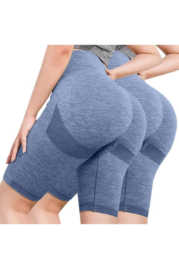 High Compression Leggings for Women Butt Lifting Yoga Shorts 4-Way Stretch Breathable Fabric with Grip Hem Dance Studio Workout Gear