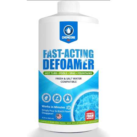 Pure Hot Tub Defoamer, Anti-Foam Concentrate for Spas and Pools