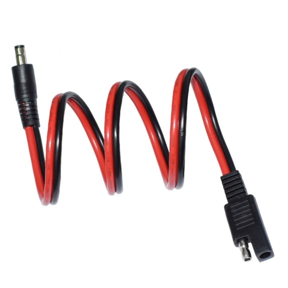 High Conductivity 60cm DC5.5mmx2.1mm to 2Pin Quick Connectors Extension Cable for Solar Charging and Power