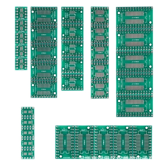 High Conductivity SMDs To DIP Adapters PCBs Board Kits With Ergonomic Layout For Rapid Prototyping And Component Testing