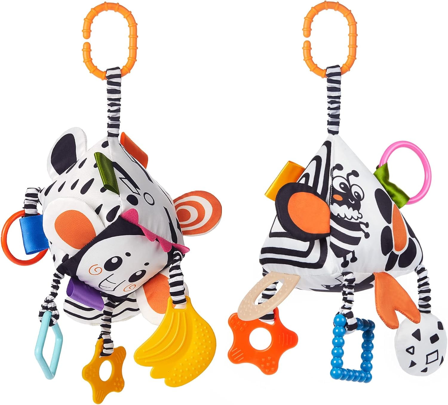 High Contrast Baby Toys Black and White Infant Toys 03 Months Soft