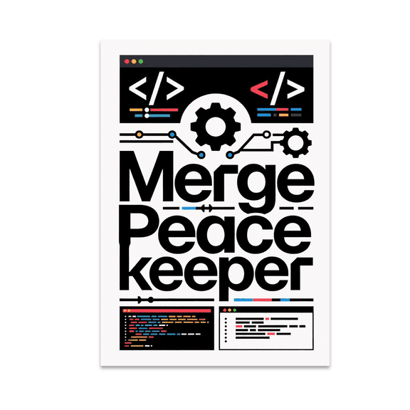 High Contrast Code Design - Coding Enthusiast - 13x19 Poster Print