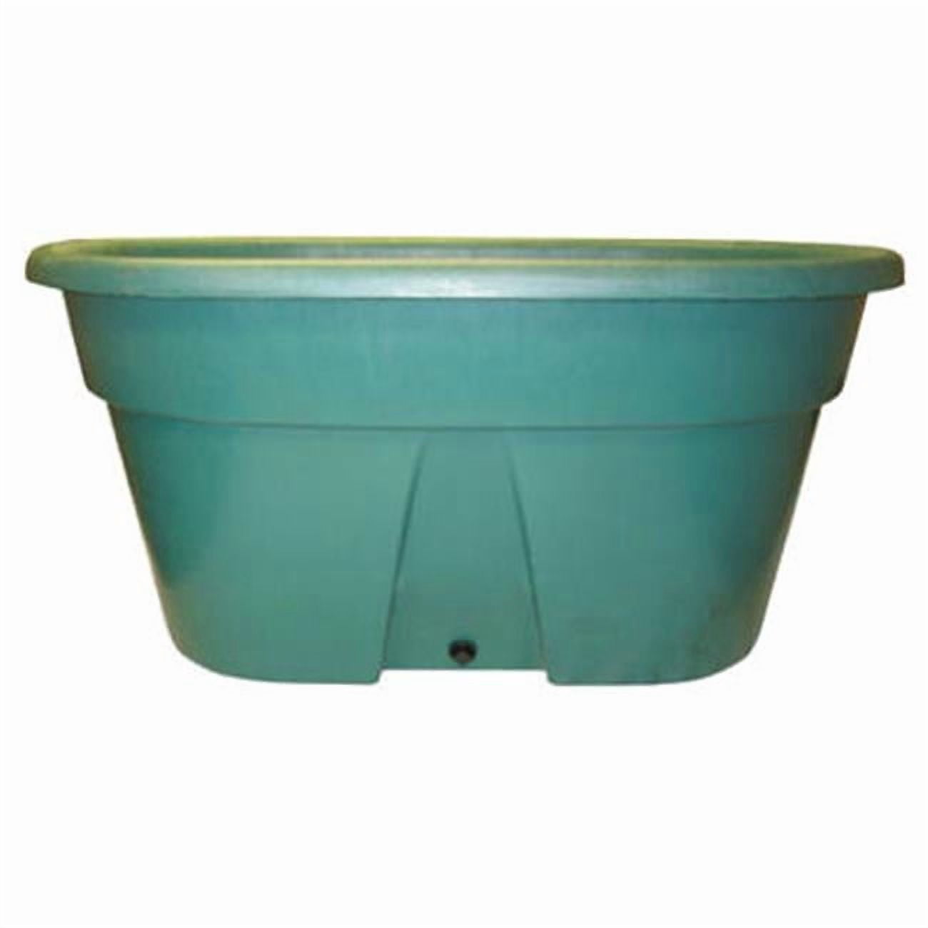 High Country Plastics 200826, Aqua Green 100 gal Plastic Stock Water Tank