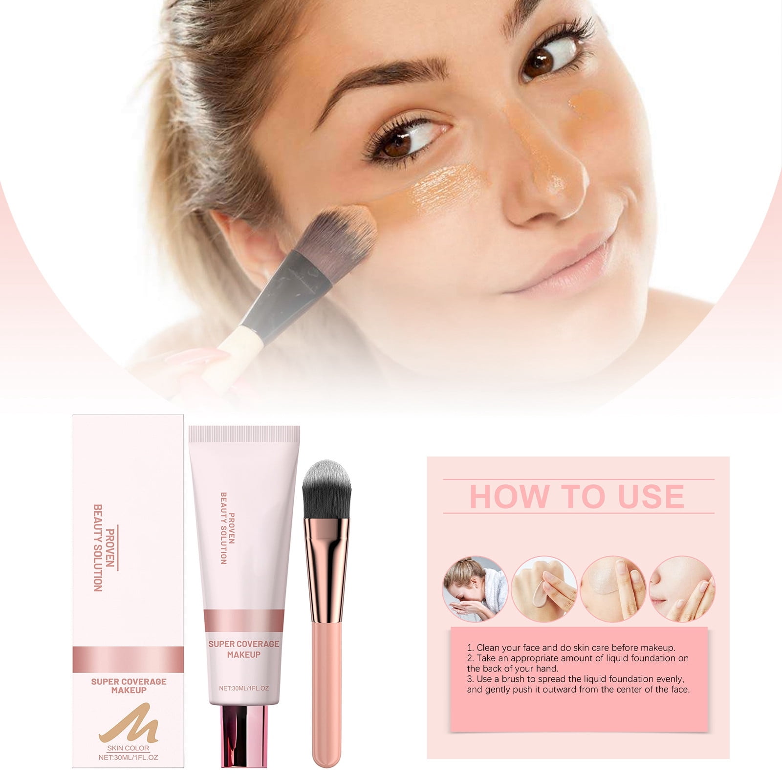 High Coverage Foundation Liquid Owned Products Face Vacuum Korean for