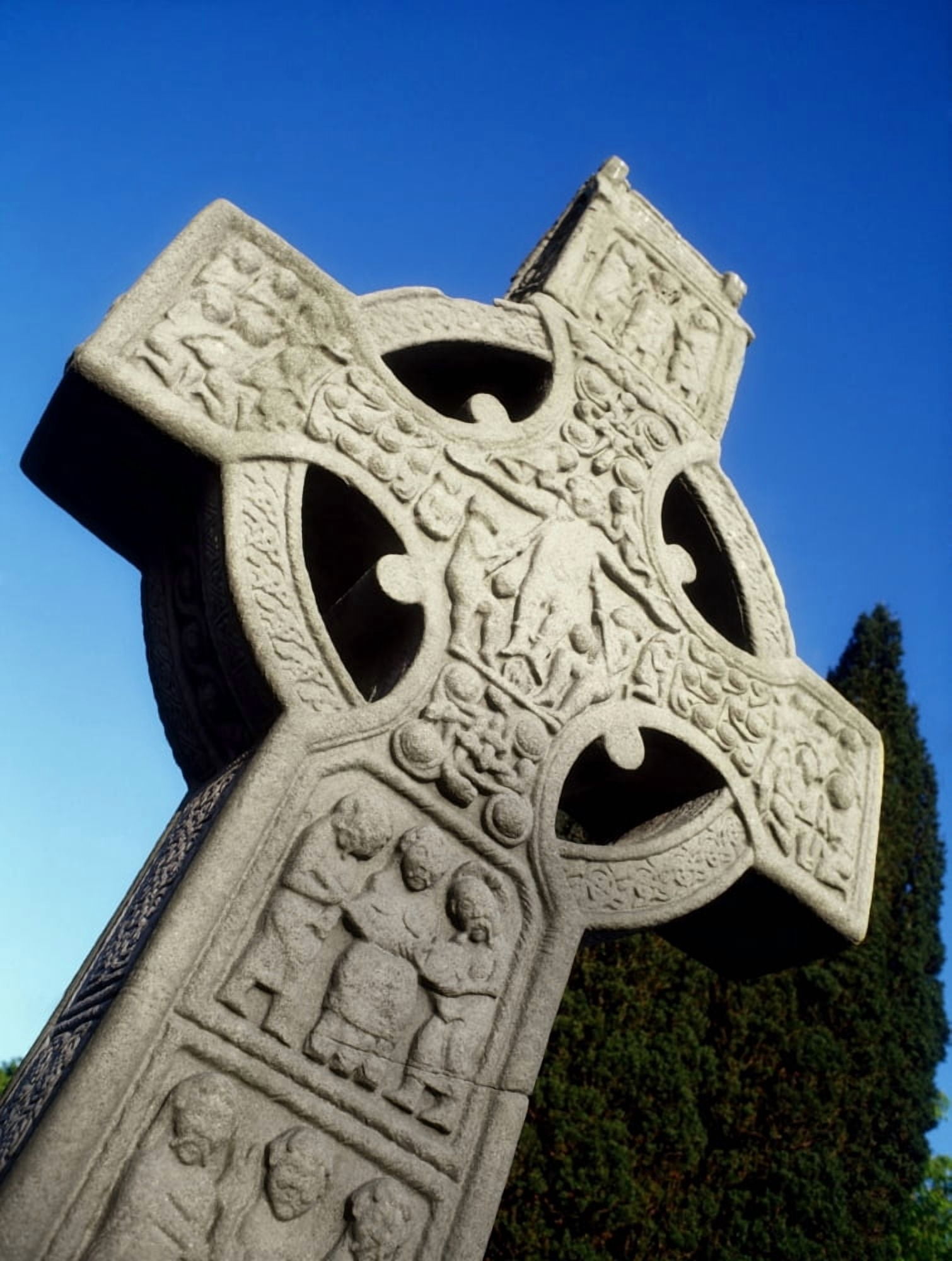 High Cross Monasterboice Co Louth Ireland Canvas Art - The Irish Image Collection Design Pics (26 x 34)