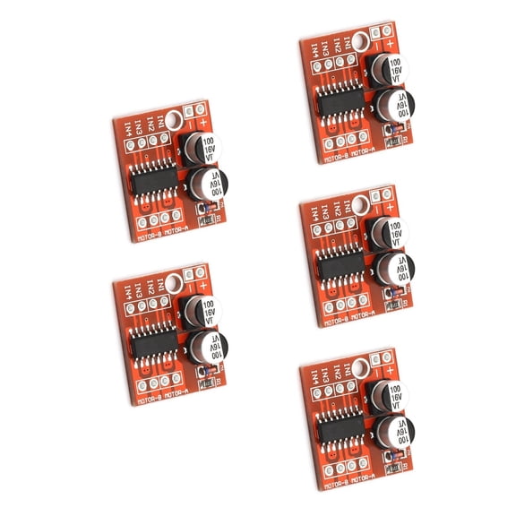 High Current 2A Double H Bridge Motor Driver Module with Speed Regulation and Compactly Design For Robotics Projects