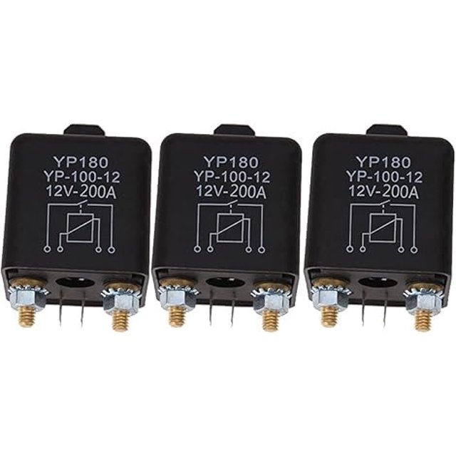 High Current 4 Pin Car Relay 12V 200A/100A Car Truck Motor Automotive