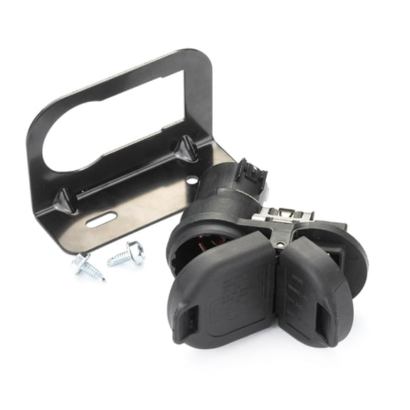 High Current 50A Replacement 4/7 Pin Trailer Connector ABS Materials For F350 Heavy Duty Trucks FU5Z-14489-A