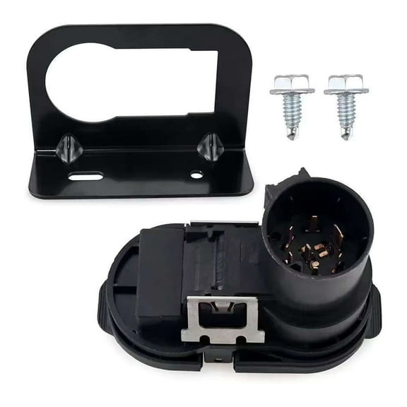 High Current 50A Replacement 4/7 Pin Trailer Connector ABS Materials For F350 Heavy Duty Trucks FU5Z-14489-A