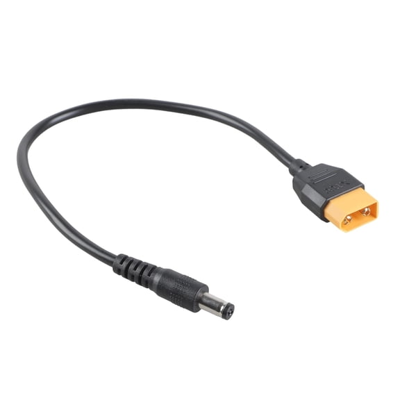 High Current 5A XT60 To DC5521/5525 Male Connectors Cable PVC 30cm For Solar Charging