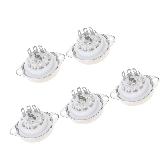 High Current Phosphor Bronze Tube Mount with Enhances Solderability Designs GZC9-C-1 for Retro Amplifiers Builds