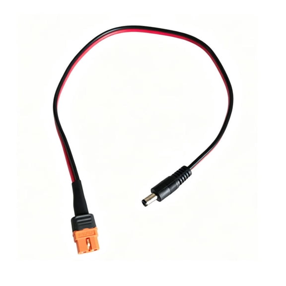 High Current XT60I Female to DC5.5x2.1mm Male Adapter Cable Wire Line with Signaling Pin for Solar Charging