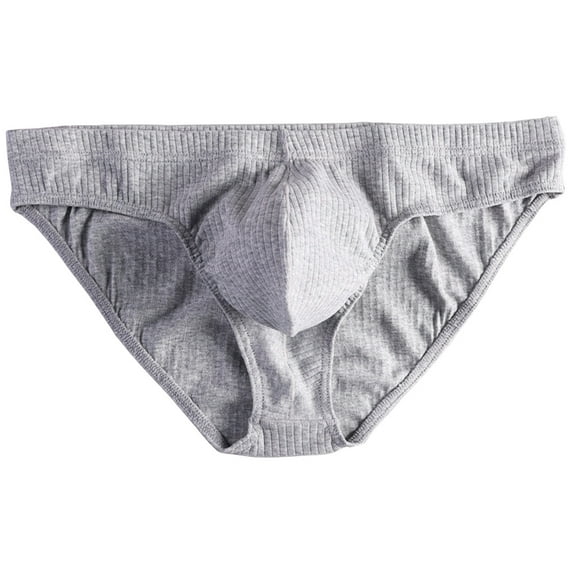 High-Cut Underwear for Men Casual Low Waisted Solid Color Stretchy Breathable Going-Out Loungewear Briefs Summer