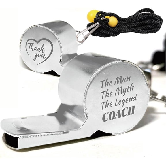 High Decibel Sports Whistle With Lanyard Coach Referee Gifts Stainless Steel Whistle