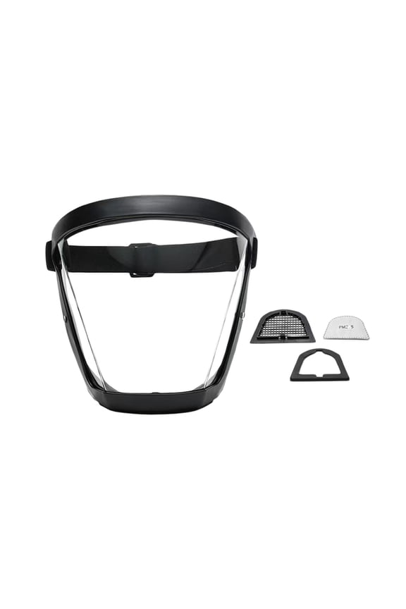 High Definition Anti Fog Full Face Shield PC Material Protective Cover Against Splashes Fumes for Industrial and Cycling Use