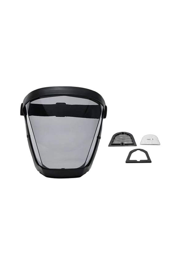 High Definition Anti Fog Full Face Shield PC Material Protective Cover Against Splashes Fumes for Industrial and Cycling Use