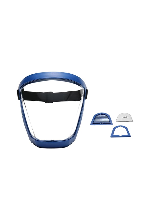 High Definition Anti Fog Full Face Shield PC Material Protective Cover Against Splashes Fumes for Industrial and Cycling Use
