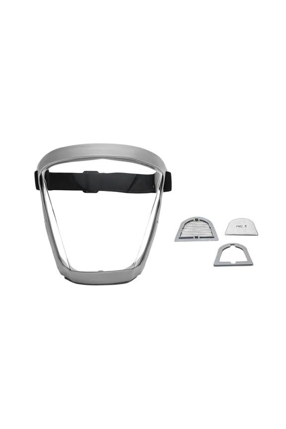 High Definition Anti Fog Full Face Shield PC Material Protective Cover Against Splashes Fumes for Industrial and Cycling Use