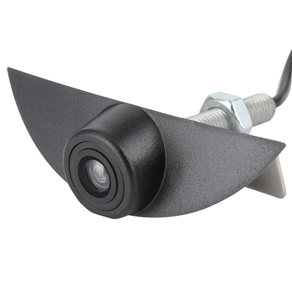 High Definition CCD Front View Camera 170 Degree Wide Angle IP67 Waterproof Vehicle Parking Monitor System for Nissan (12 x 8 in / 30.5 x 20.3 cm)