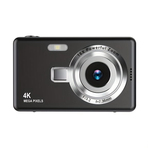 High-Definition Digital Camera/Portable with Strap/Automatic Focus/Easy to Use for Photos And Videos/Great Holiday Gift/Best Present for Friends
