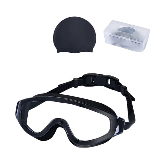High Definition Fog Swimming Goggles,Wide View Anti Fog & UV Swimming Goggles,6 Inch General Swimming Gear for Adults Youth Men Women Training Pool Beach Water Sports