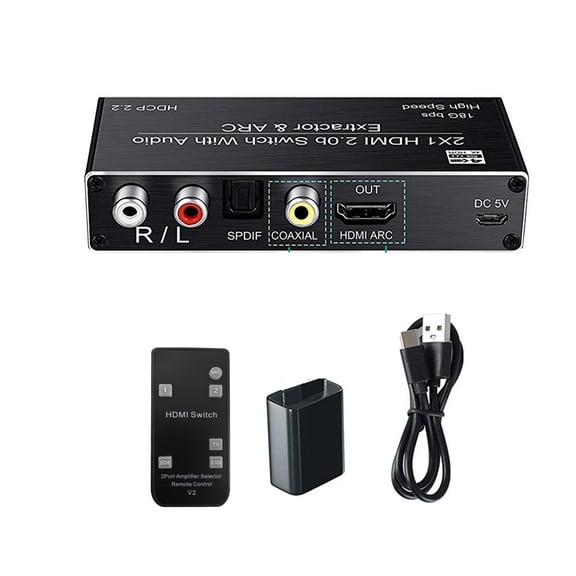 High-Definition HDMI Switcher MHL Function, Automatic Signal Identification for Multimedia Systems