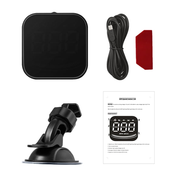 High Definition HUD Car Head Up Display Overspeed Alarm Speedometer HUD Digital Gauges Auto Fatigue Driving Remi