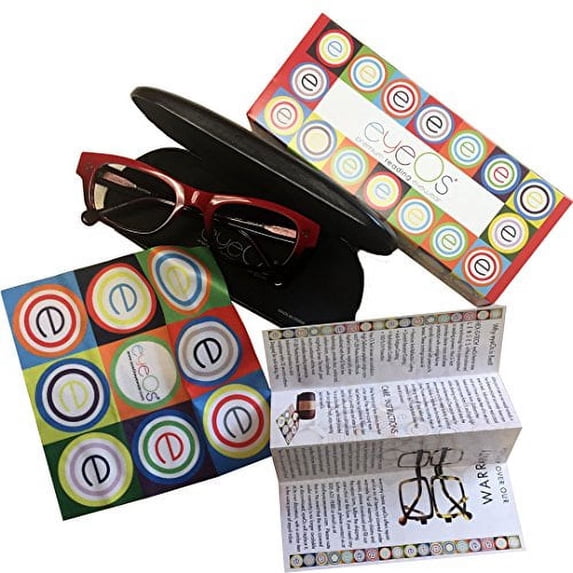 High Definition, Hypoallergenic, Anti Glare, Men's, Women's, Unisex eyeOs Readers Model 'SHERLOCK' Cool Retro, Round