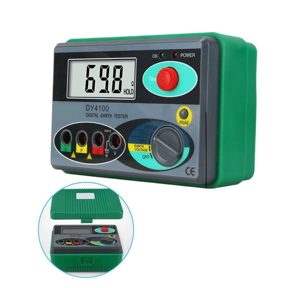 High Definition Large Screen Display For Easy Reading And Analysis With Dy4100 Digital Earth Ground Resistance Meter A Fangkenuo