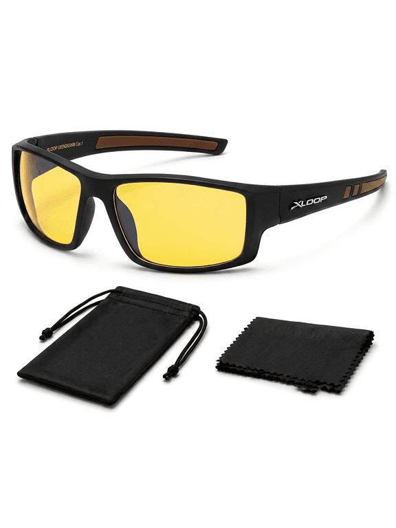 High Definition Men's X Loop Sport Sunglasses HD Vision UV400 HD Glasses Eyewear