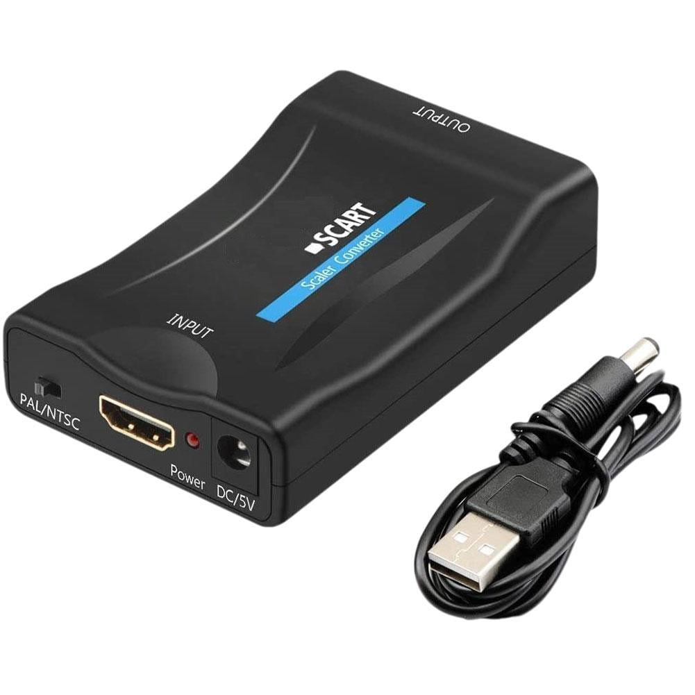 HighDefinition Scart to HDMI Video Converter with Compatibility ⊕ ⭐ β