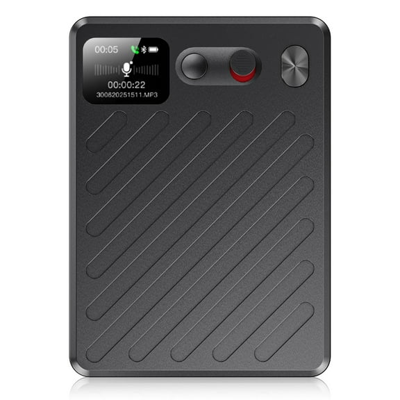 AI Voice Recorder, Real-Time Transcribe & Summarize, Real time translation of audio and video, Noise Cancellation Technology, 132 Languages, 100H Continious Record, for Meetings, Lectures, Calls 64GB