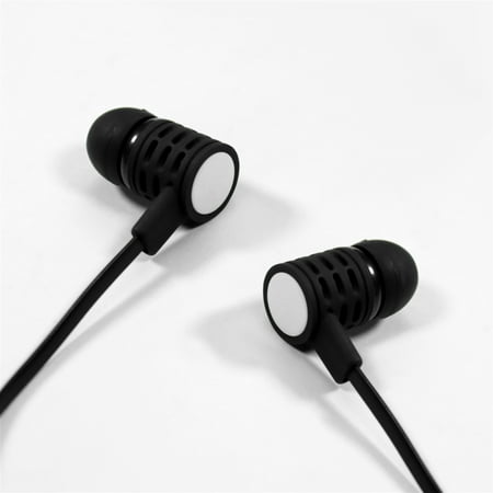 High Definition Sound 3.5mm Stereo Earbuds/ Headphone Compatible with Motorola One Action, One Vision, Moto E6, Asus ROG Phone II, Alcatel Avalon V (Black) - w/ Mic + MND Stylus