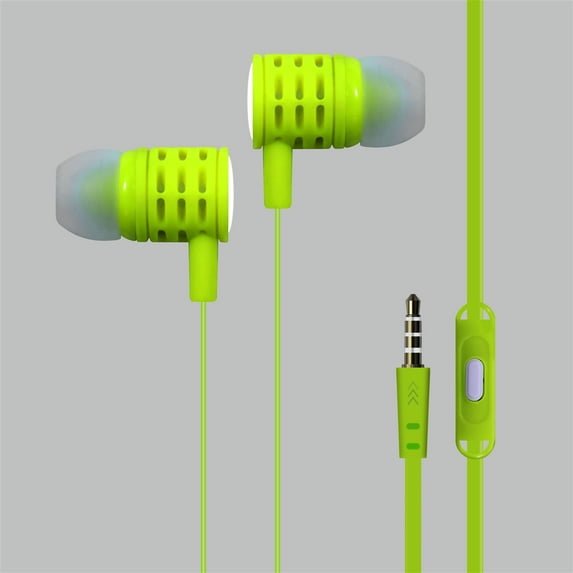 High Definition Sound 3.5mm Stereo Earbuds/ Headphone Compatible with iPad Air (2019), Air 2/ Air, 9.7 (2018, 2017), 2, 4th gen (Yellow) - w/ Mic + MND Stylus