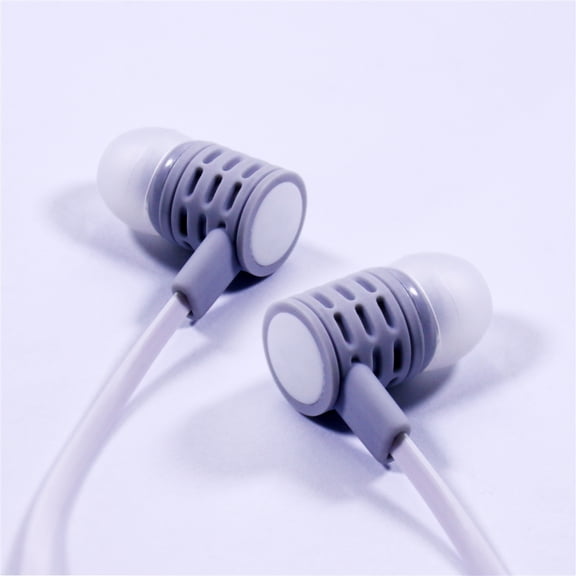 High Definition Sound 3.5mm Stereo Earbuds/ Headphone for HTC Wildfire E3,R70, Exodus 1s,Micromax In 2b, In 1 (White) - w/ Mic