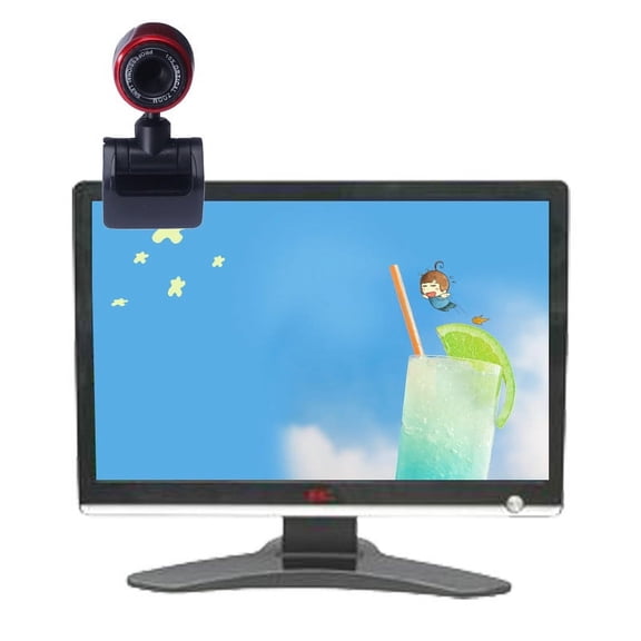 High Definition USB 20 Desktop Webcam with Built-in Microphone for PC Laptop Computer Video Calling Conferencing