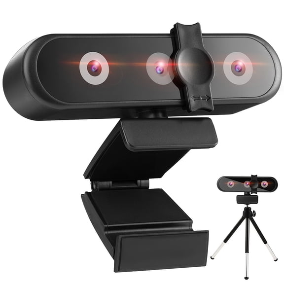 High Definition Webcam 1080P with Built-in Microphone USB2.0 Plug & for Play Widescreen Camera for Laptop Video Call