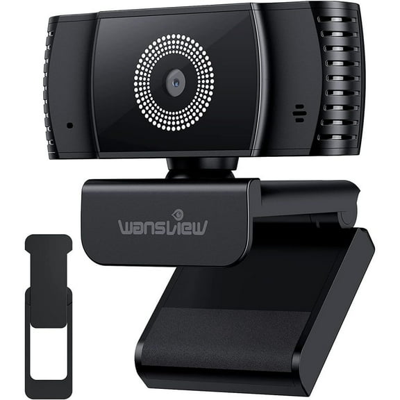 High-Definition Webcam, Full Hd 1080P Webcam With Optical Glass Lens And Cmos Sensor For Crisp Video, Automatic Light Correction For Optimal Visuals In Any Environment
