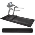 thumbnail image 1 of High Density 1/4-Inch Thick Gym Equipment Mat, Non-Slip Floor Protection for Heavy Exercise, Treadmill and Bike Mat in Multiple Sizes 30" x 60" (2.5 x 5FT), 1 of 8