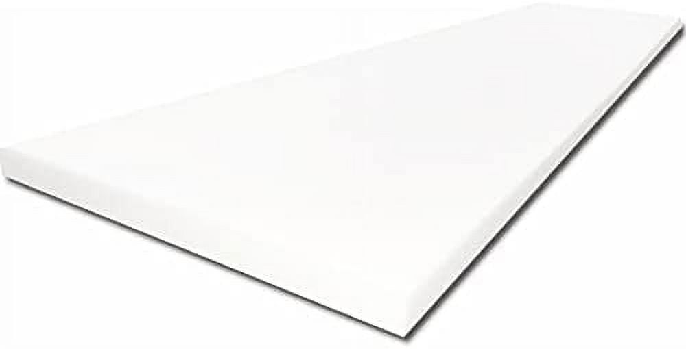 High Density 2 Inch Thick, 24 Inch Wide, 72 Inch Long Upholstery Foam
