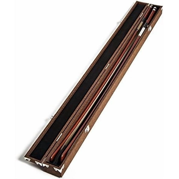 High Density Board Bow Case for Two(2) Violin/Viola/Cello Bow Strong and Durable Brown Color$$Music