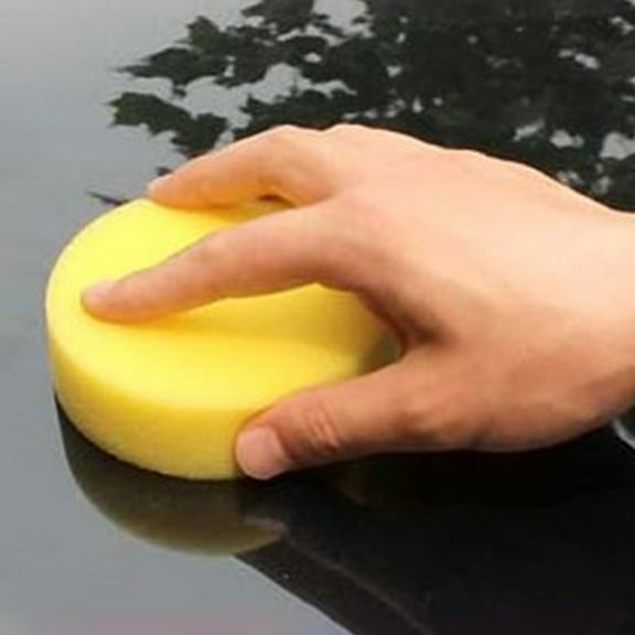 High Density Car Polisher Sponge for Waxing and Buffing, Compact and Portable Polishing Tool for Scratch Removal, Easy to Use with Variable Speed Rechargeable Buffer Polisher for Car Detail