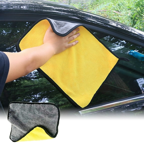 High Density Car Wash Towel Absorbent Towel Thickened Double-sided Car Wash Towel Drying Without Shedding Hair