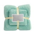 HighDensity Coral Towel And Bath Towel TwoInOne Set Soft And