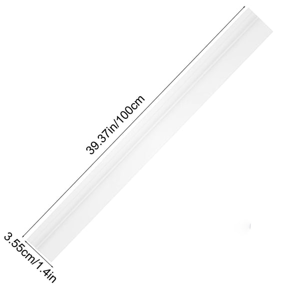 High Density Door Seal Tape for Weather Stripping, Self-Adhesive Insulating Foam, 39-Inch Roll for Door Frames