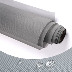 High Density Dustproof and Pollen Proof Net Screen Mesh Used to Replace Screen Windows and Doors(Grey high-density mesh, 109"X37"(276X95CM))