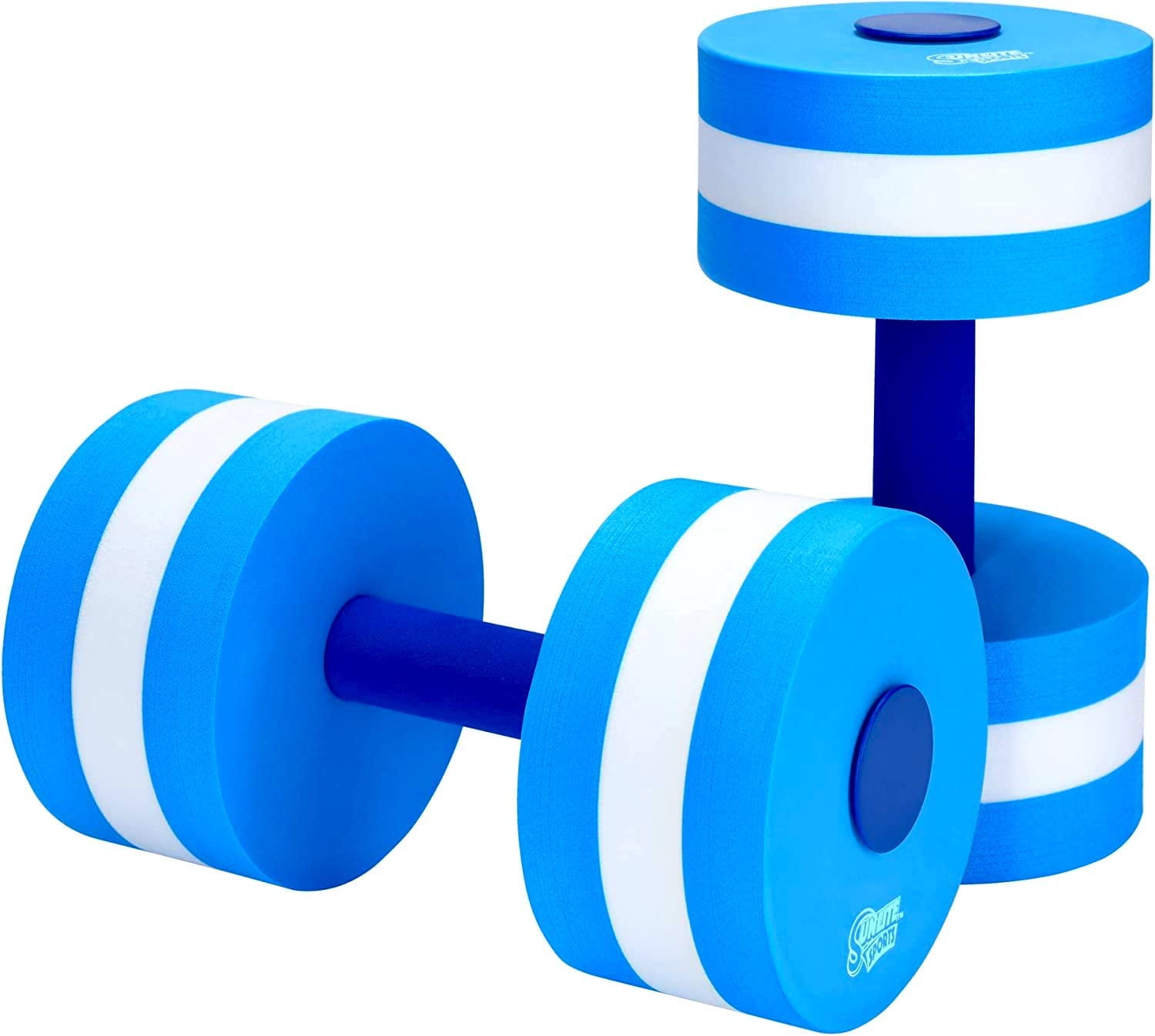HighDensity EVAFoam Dumbbell Set, Water Weight, Soft Padded, Water