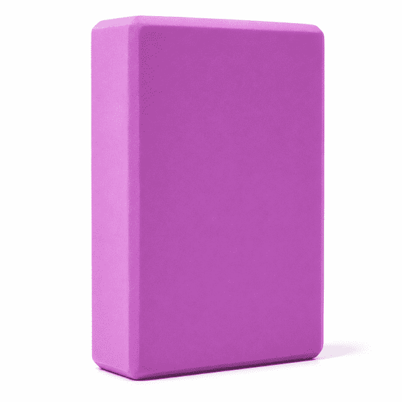 High Density EVA Yoga Block, Lightweight Non-Slip Exercise Support Brick for Yoga, Pilates, Stretching, Balance & Flexibility Training, Soft Durable Fitness Prop for Home & Studio Use